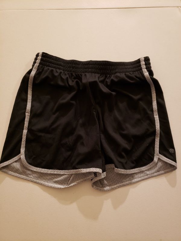 Photo 1 of Champion Brand Black & Grey Shorts, Size M. Pre-Worn. 