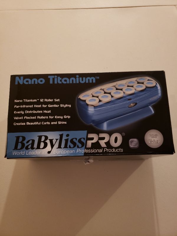 Photo 2 of Babyliss Professional Nano Titanium 12 Hair Roller Set