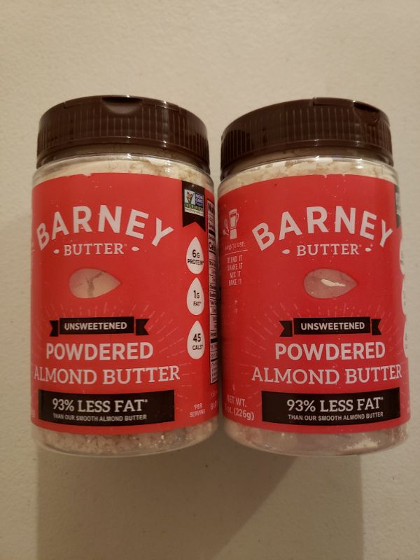 Photo 2 of Barney Butter Powdered Almond Butter, Unsweetened, 8 Ounce. Lot of 2. Best By 06/2022.