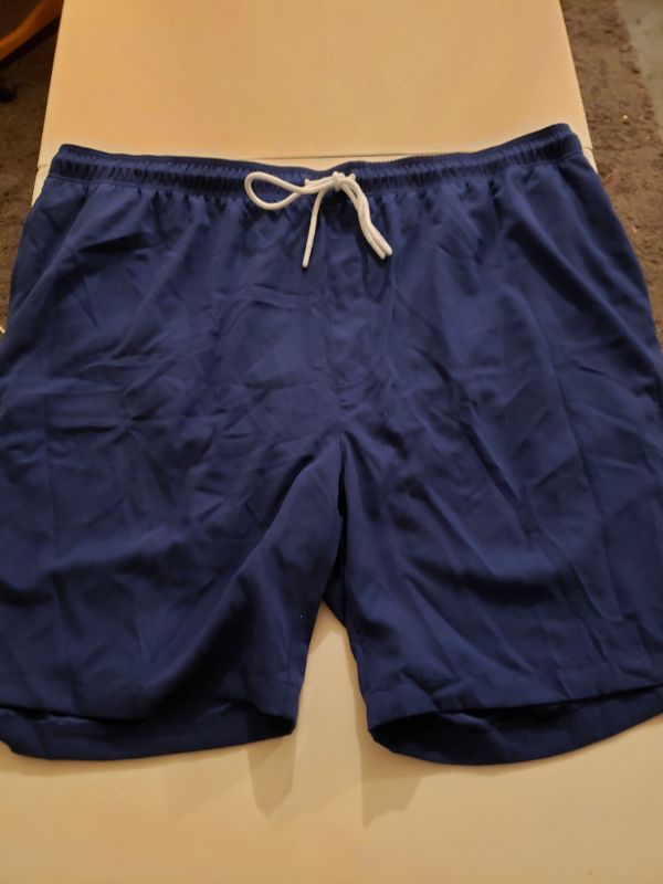 Photo 3 of Amazon Essential Blue Men's Shorts, Size 3XL