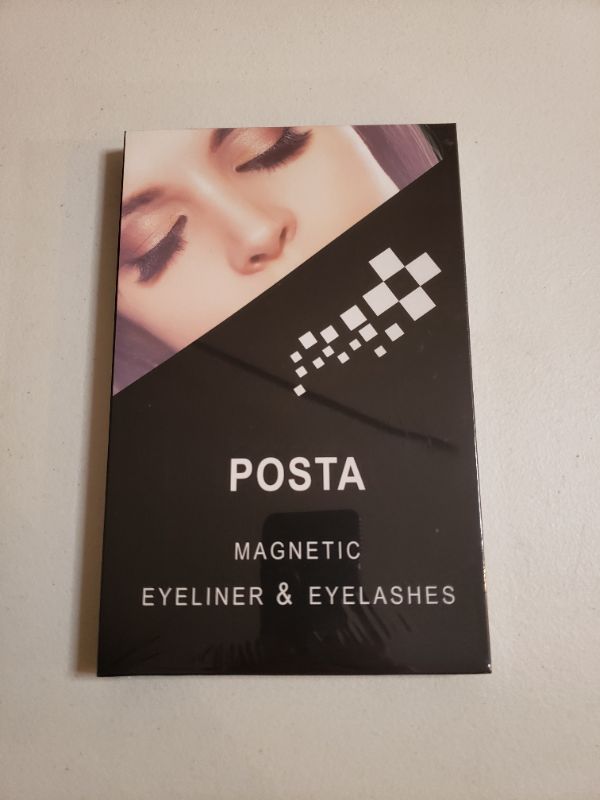 Photo 1 of 10 Pairs Eyelashes, POSTA Magnetic Eyelashes 2pcs Eyeliner, 3D False Eyelashes, With Tweezers, Magnetic Eyeliner and Magnetic Eyelash Kit for Women
