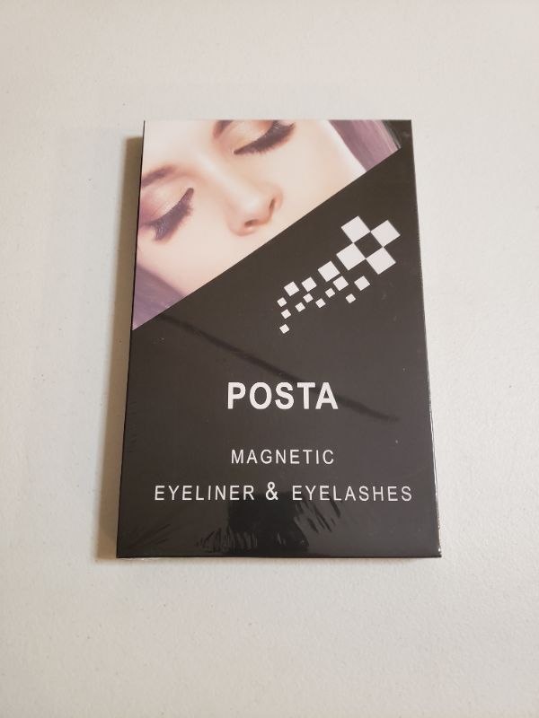 Photo 1 of 10 Pairs Eyelashes, POSTA Magnetic Eyelashes 2pcs Eyeliner, 3D False Eyelashes, With Tweezers, Magnetic Eyeliner and Magnetic Eyelash Kit for Women
