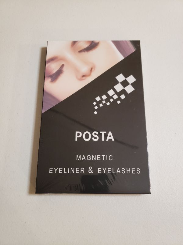 Photo 1 of 10 Pairs Eyelashes, POSTA Magnetic Eyelashes 2pcs Eyeliner, 3D False Eyelashes, With Tweezers, Magnetic Eyeliner and Magnetic Eyelash Kit for Women
