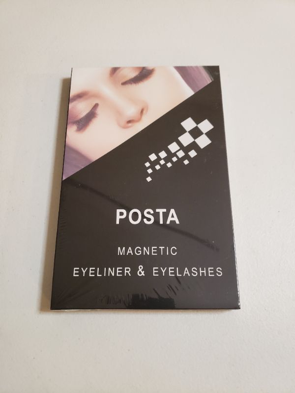 Photo 1 of 10 Pairs Eyelashes, POSTA Magnetic Eyelashes 2pcs Eyeliner, 3D False Eyelashes, With Tweezers, Magnetic Eyeliner and Magnetic Eyelash Kit for Women
