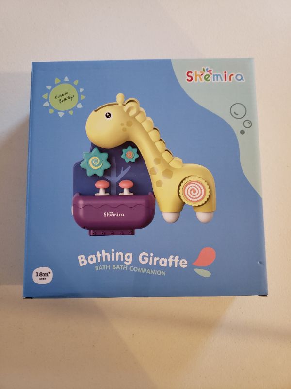 Photo 1 of Bathing Giraffe Bath Companion Toy, Ages 18m+