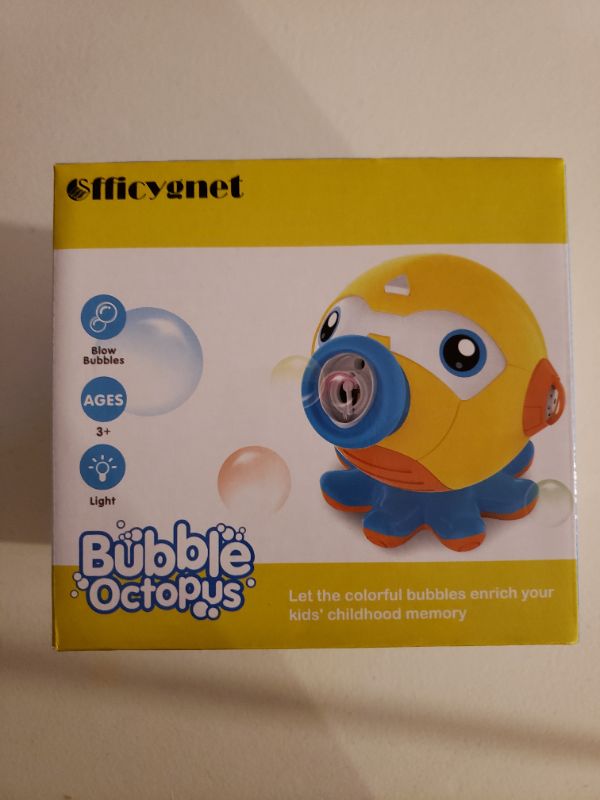 Photo 1 of Bubble Octopus Bubble Making Machine Water Toy, Ages 3+. 