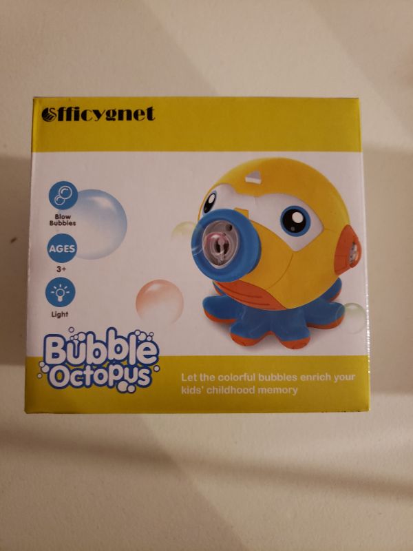 Photo 1 of Bubble Octopus Bubble Making Machine Water Toy, Ages 3+. 