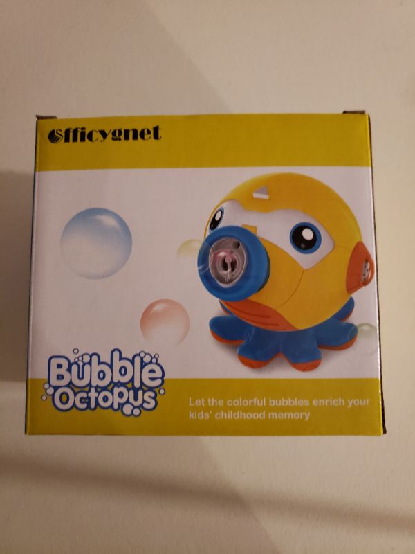 Photo 1 of Bubble Octopus Bubble Making Machine Water Toy, Ages 3+. 