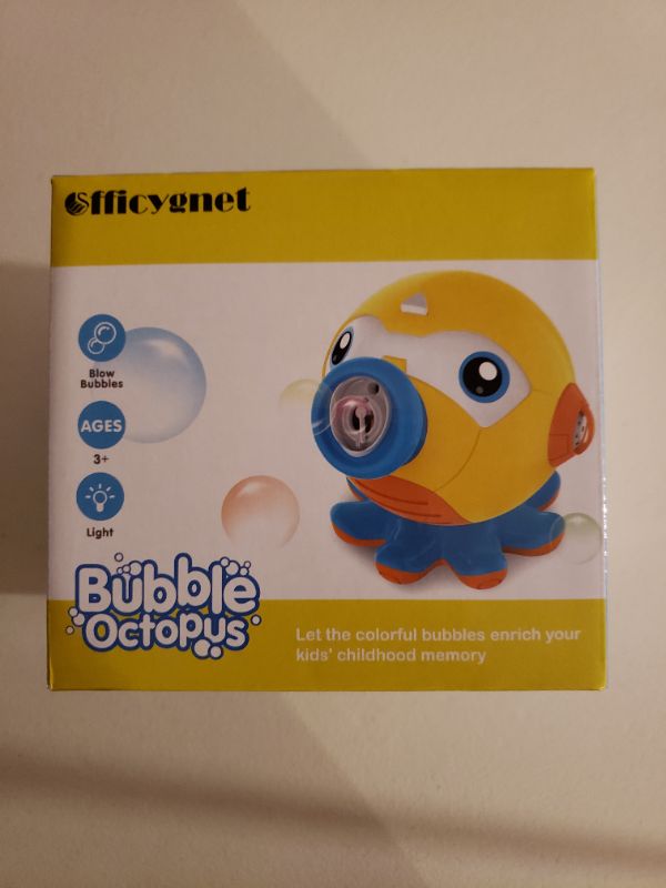 Photo 1 of Bubble Octopus Bubble Making Machine Water Toy, Ages 3+. 