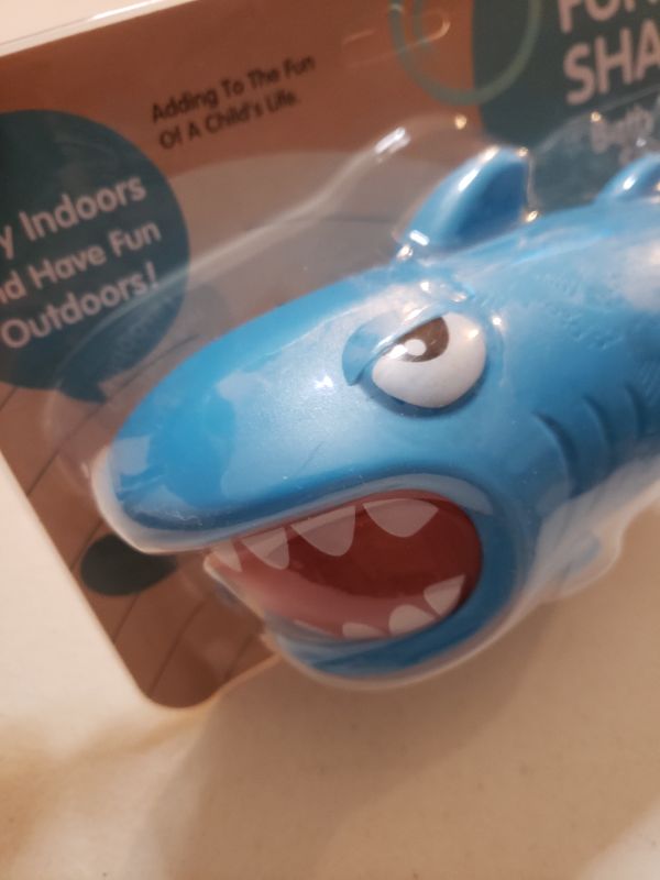 Photo 3 of Funny Shark Children's Bath Toy, Ages 3+