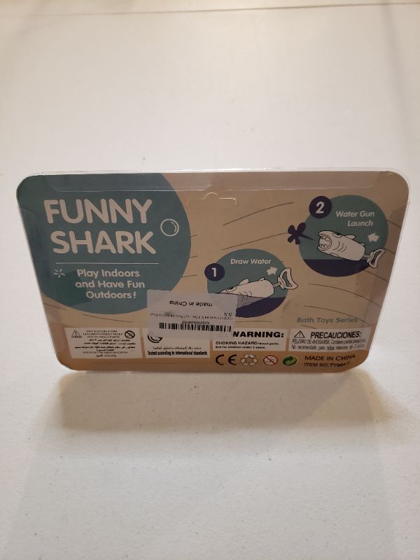 Photo 2 of Funny Shark Children's Bath Toy, Ages 3+