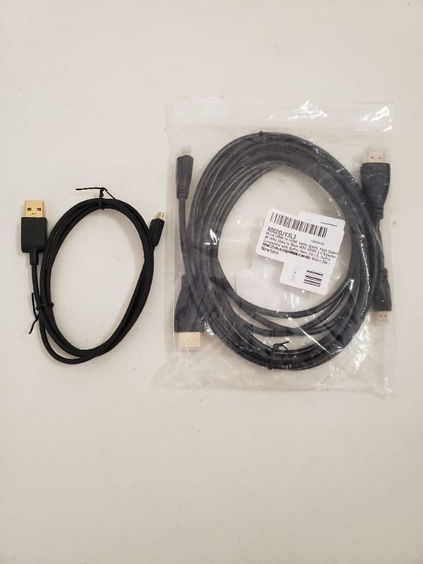 Photo 1 of HDMI & USB Cables, Lot of 2. 