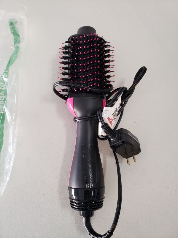 Photo 3 of REVLON Hot Brush, Black/Pink. Prior Use.