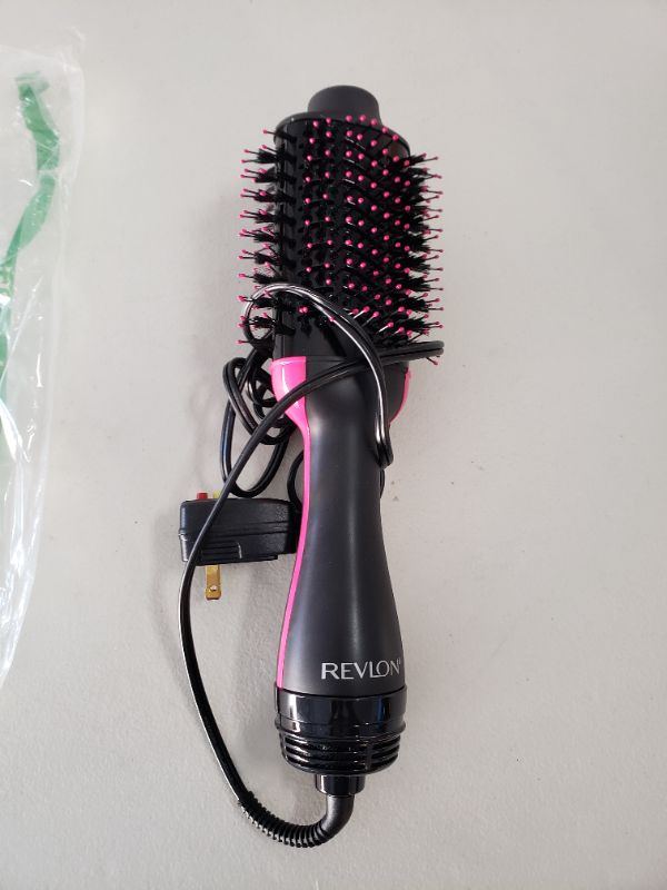 Photo 1 of REVLON Hot Brush, Black/Pink. Prior Use.