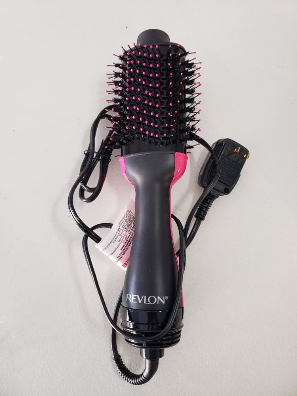 Photo 1 of REVLON Hot Brush, Black/Pink. Missing Box. Prior Use.