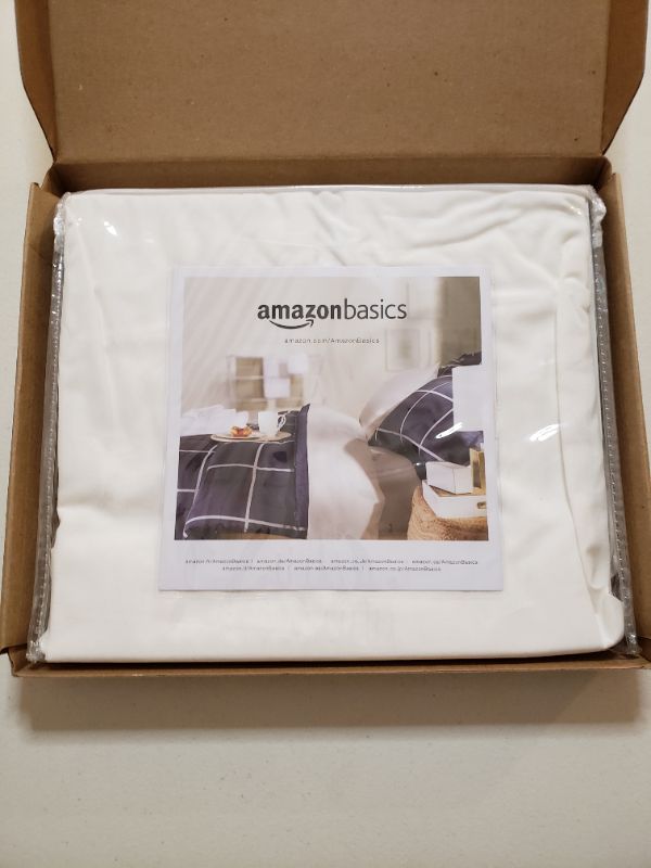 Photo 1 of Amazon Basics Ultra Soft Body Pillowcase, White. 55"x21" 