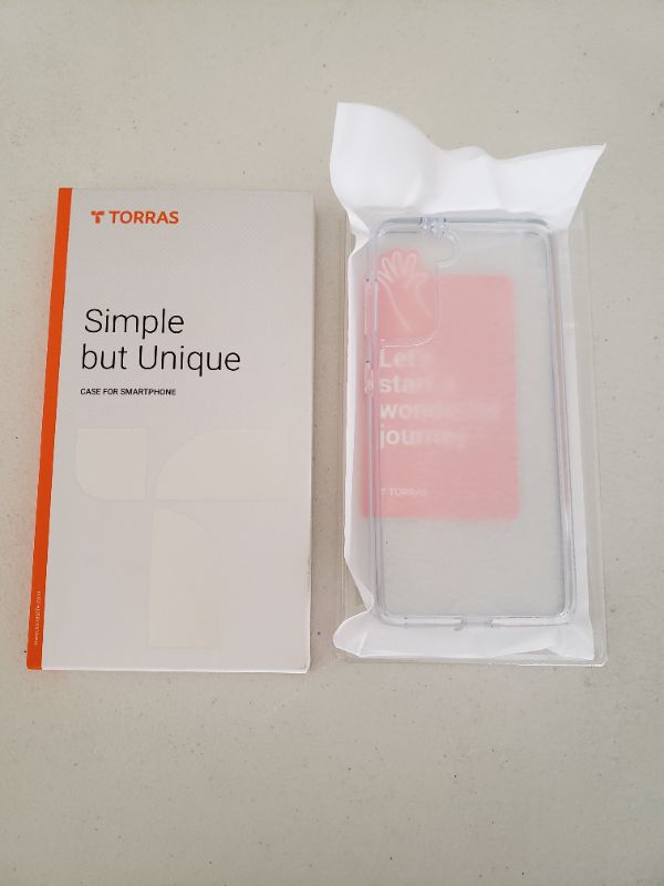 Photo 1 of TORRAS Designed for Samsung Galaxy S21 Case, [Never Yellow] [Military Grade Anti-Drop] Galaxy S21 Case, Hard PC Back & Flexible Bumper Designed for Samsung S21 Case Diamonds Series, Crystal Clear
