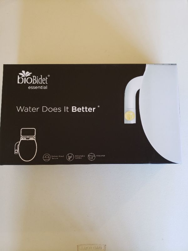 Photo 1 of Bio Bidet Essential Simple Bidet Toilet Attachment in White with Dual Nozzle, Fresh Water Spray, Non Electric, Easy to Install, Brass Inlet and Internal Valve
