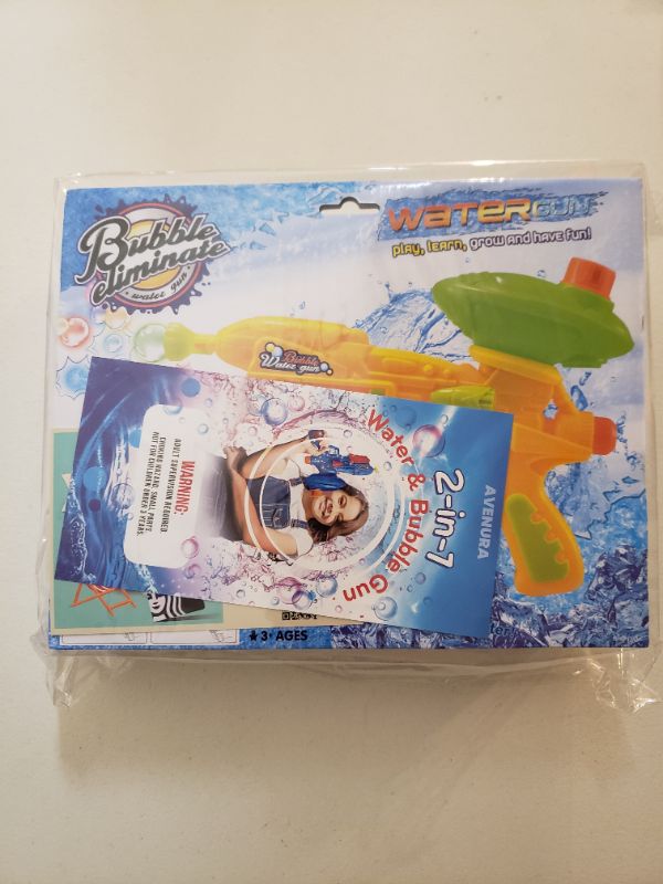 Photo 1 of 2 In 1 Bubble and Water Gun 2 Pack
