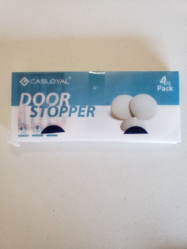 Photo 1 of CASLOYAL Door Stopper, 4+2 Pack.