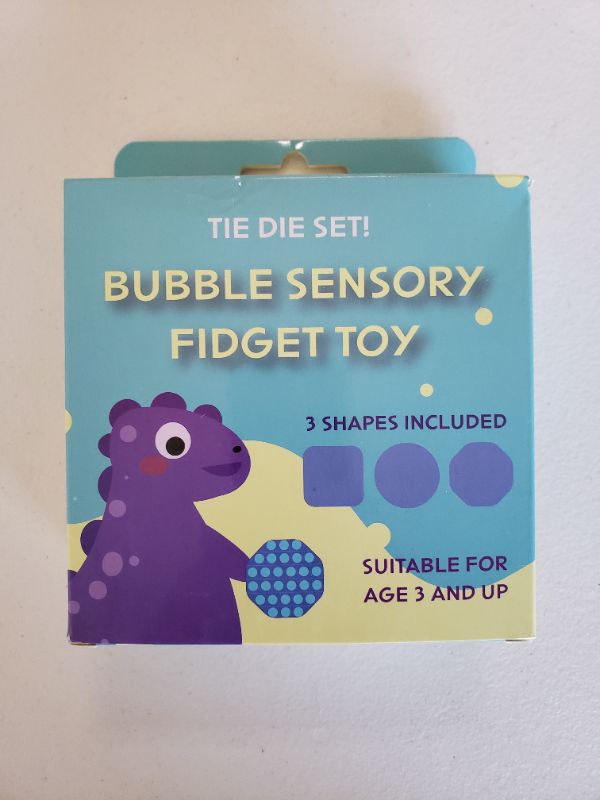 Photo 1 of Bubble Sensory Fidget Toy, Tie Die Set. Ages 3+