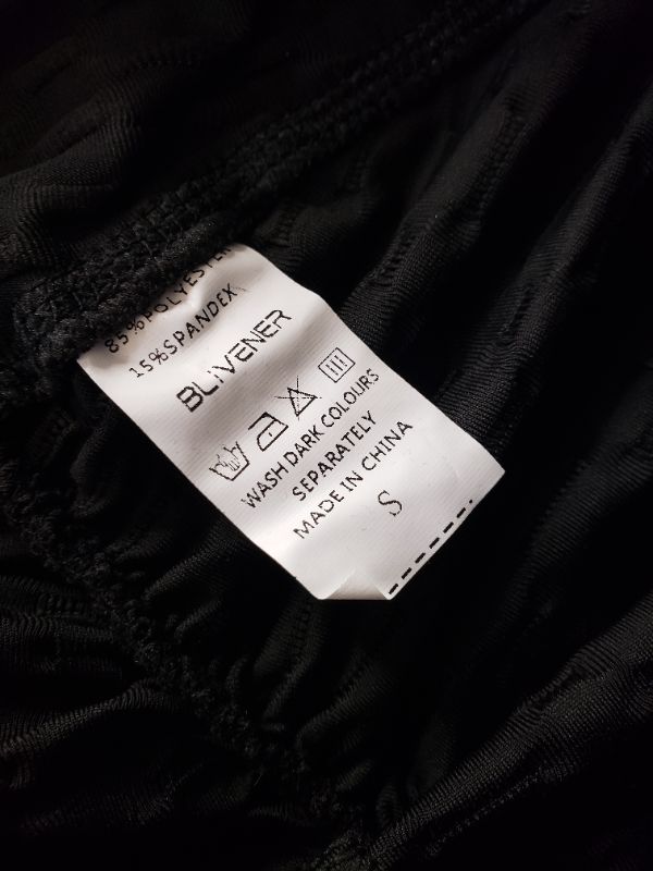 Photo 1 of Blivener Butt Lifting Leggings for Women Workout High Waisted Tummy Control Textured Yoga Pants, Black, Size Small.
