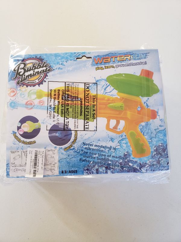 Photo 1 of Bubble Eliminate Water Gun, 2 Pack.