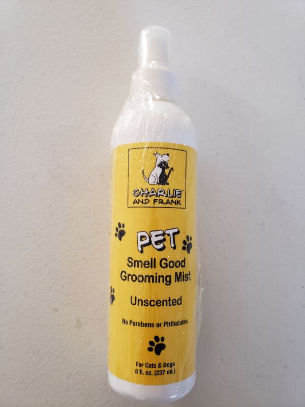 Photo 1 of Charlie & Frank Pet Smell Good Grooming Mist, Unscented, 8 fl oz (237 ml)
