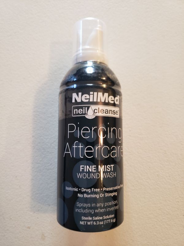 Photo 2 of NeilMed NeilCleanse Piercing Aftercare, Fine Mist, 6 Fluid Ounce