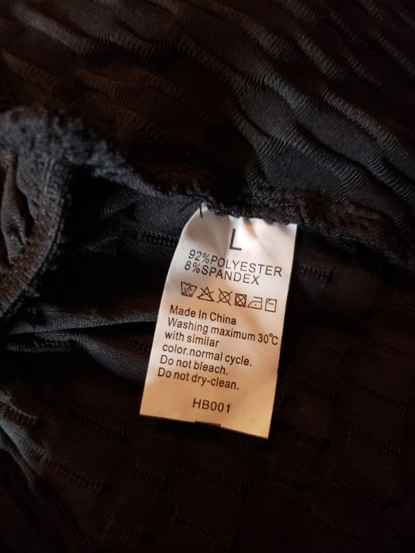 Photo 1 of Msicyness Tiktok Leggings Women's High Waist Yoga Pants Butt Lift Tummy Control Leggings Textured Scrunch Booty Tights, Black, Size Large.
