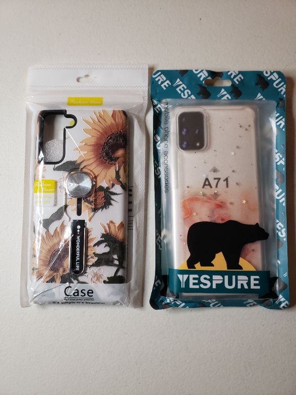 Photo 1 of Samsung Galaxy Smart Phone Cases, Lot of 2. Various Styles/Models/Colors.