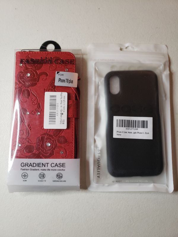 Photo 1 of Apple iPhone Smart Phone Cases, Lot of 2. Styles/Models/Colors Vary.