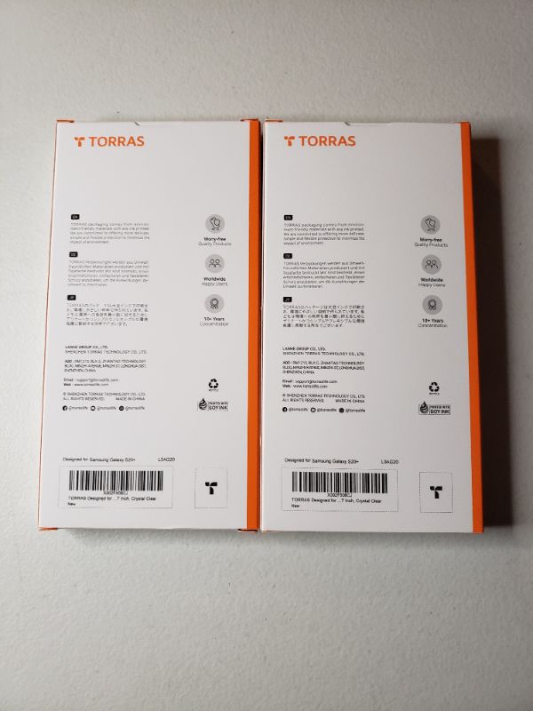 Photo 2 of TORRAS 7 Inch Clear Smart Phone Case, Lot of 2.