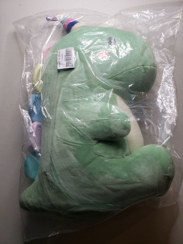 Photo 1 of Children's Plush Stuffed Toy, Green, Dino/Dragon/Unicorn.