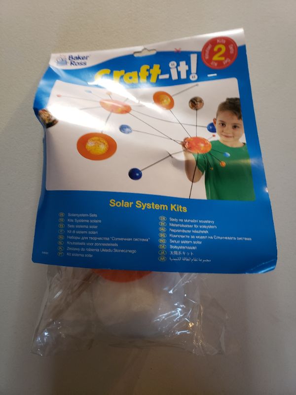 Photo 1 of Baker Ross Craft It Solar System kit.