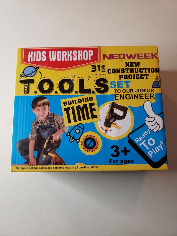 Photo 1 of Kids Workshop 31 Pieces New Construction Project Toy Set.