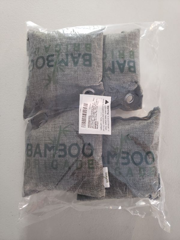 Photo 1 of Bamboo Brigade Air Purifying Bags, Pack of 4.