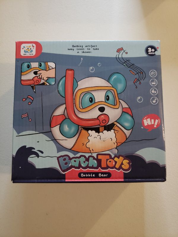 Photo 1 of Children's Bubble Bear Bath Toy, Ages 3+ 