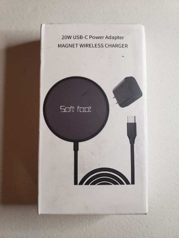 Photo 1 of 20W USB-C Power Adapter Wireless Magnet Charger.