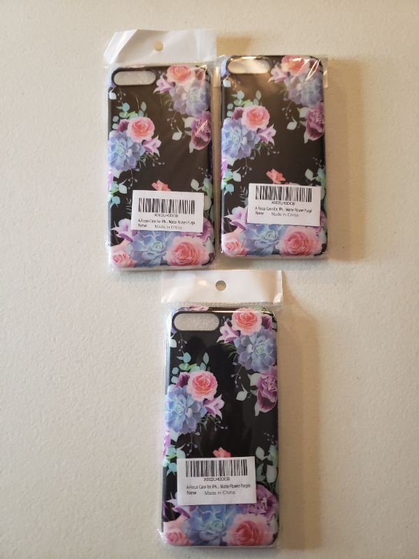 Photo 1 of Apple iPhone Cases, Lot of 3. Flower. 