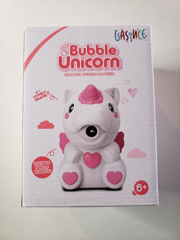 Photo 1 of Bubble Unicorn Bubble Making Machine, Ages 6+.