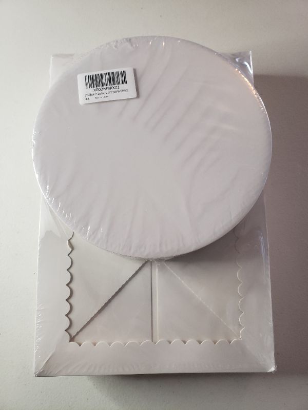 Photo 1 of 15 Piece cake Box Set, White, 8x8x4. 