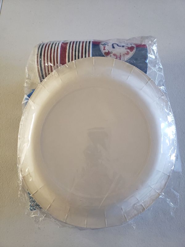 Photo 2 of Buck or Doe Plate Napkin Utensils & Cup Disposable Party Set.