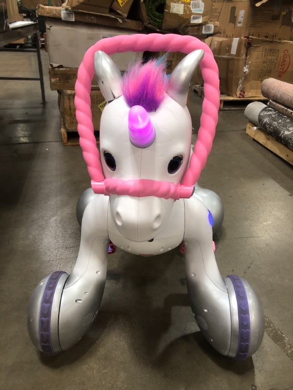 Photo 1 of Kid Trax Toddler/Kids Rideamal Unicorn 12 Volt Ride On Toy