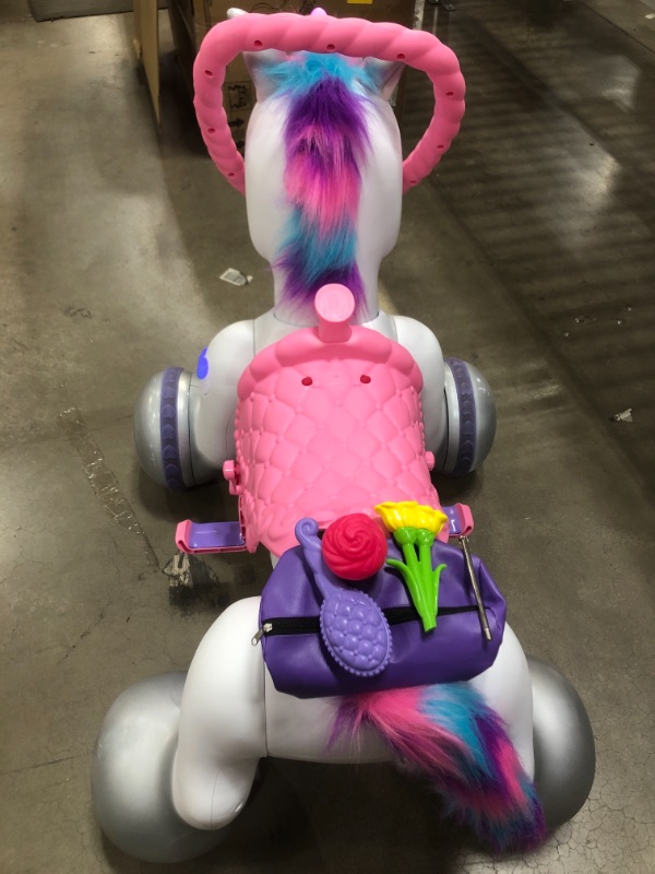 Photo 4 of Kid Trax Toddler/Kids Rideamal Unicorn 12 Volt Ride On Toy