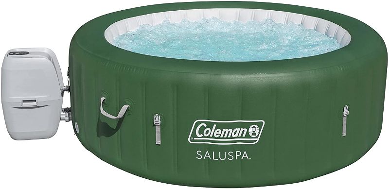 Photo 1 of *USED*
*UNABLE to test due size* 
Coleman SaluSpa 4-6 Person Inflatable Portable Massage Hot Tub Spa, 77 x 77 x 28 inches
