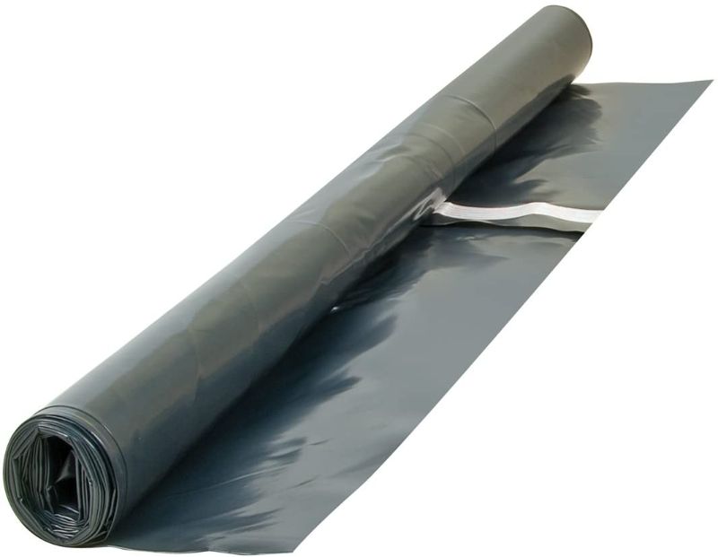 Photo 1 of *SEE last picture for damage*
Roberts 70-115 Moisture Barricade Underlayment Film, for Laminate Floors 6 Mil. Thick Polyethylene, 120 Sq. Foot Roll, Black
