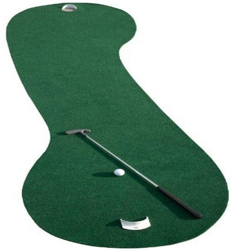 Photo 1 of *golf club NOT included*
Putt-A-Bout 2 Way Putting Mat, Green, 3 x 10-Feet
