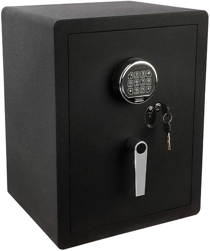 Photo 1 of *NOT EXACT stock picture, use for reference* 
*SEE notes*
Security Safe Box, Digital Keypad Safe, 26" H x 17" W x 14" D