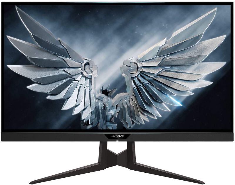 Photo 1 of *MISSING hardware and manual* 
AORUS FI27Q-P 27" 165Hz 1440P HBR3 NVIDIA G-SYNC Compatible IPS Gaming Monitor, Built-in ANC, 2k Display, 1 ms Response Time, HDR, 95% DCI-P3, 1x Display Port 1.4, 2x HDMI 2.0, 2x USB 3.0
